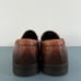 ECCO Minneapolis Bike Toe Slip On Brown Leather Dress Shoe Loafers