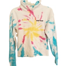Spiritual Gangster Tie Dye Stay Rad Hoodie X Small