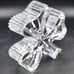 VTG Waterford Crystal Three Leaf Clover Shamrock Paperweight Made In Ireland