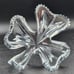 VTG Waterford Crystal Three Leaf Clover Shamrock Paperweight Made In Ireland