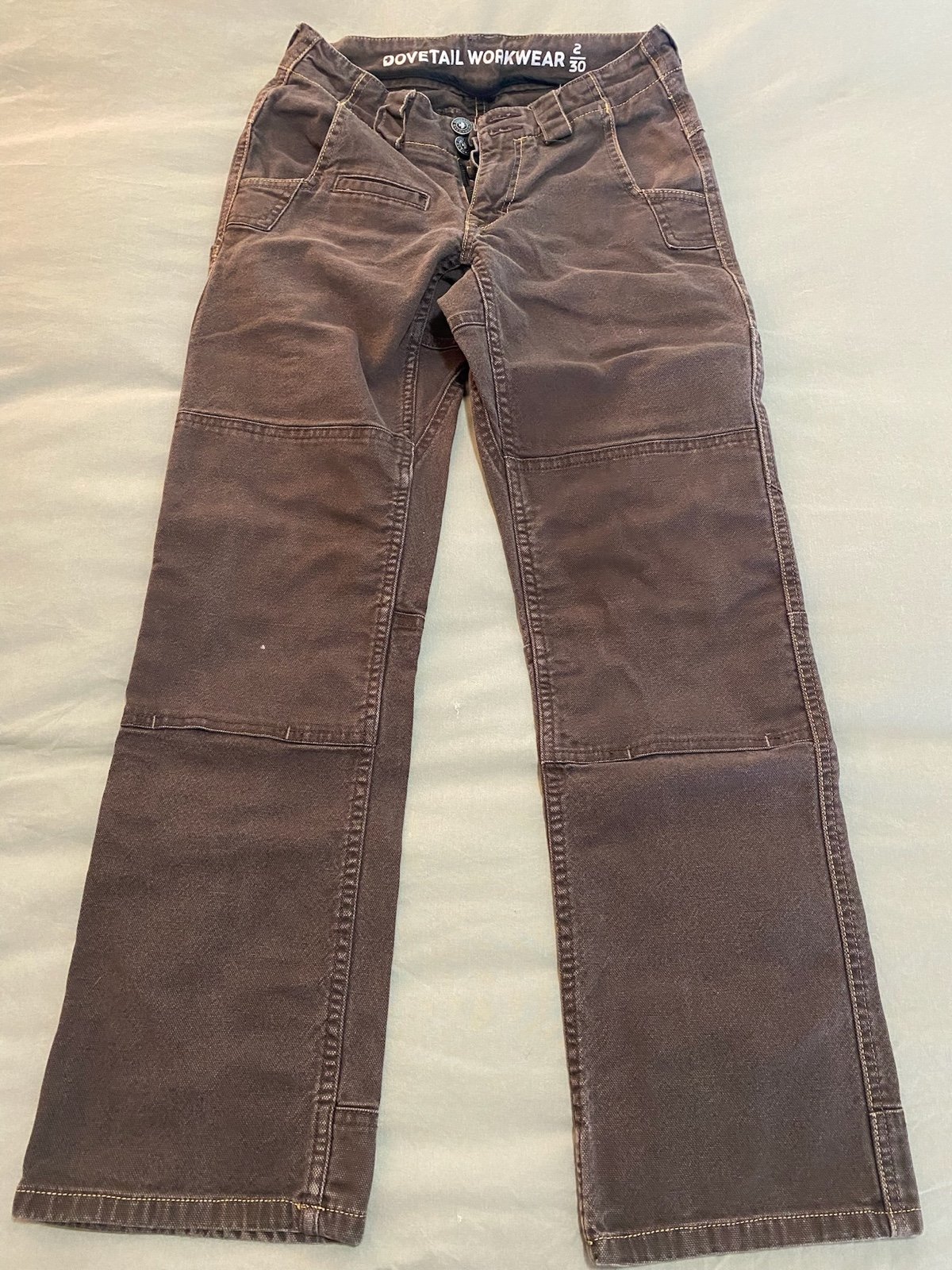 Dovetail contract women’s carpenter pants brown