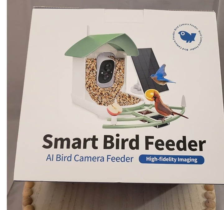 #3 Solar Smart Bird Feeder with AI and High Fidelity Camera-Brand New!!!
