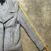 Tahari Jacket Womens Medium Gray Moto Biker Wool Blend Pockets Collared