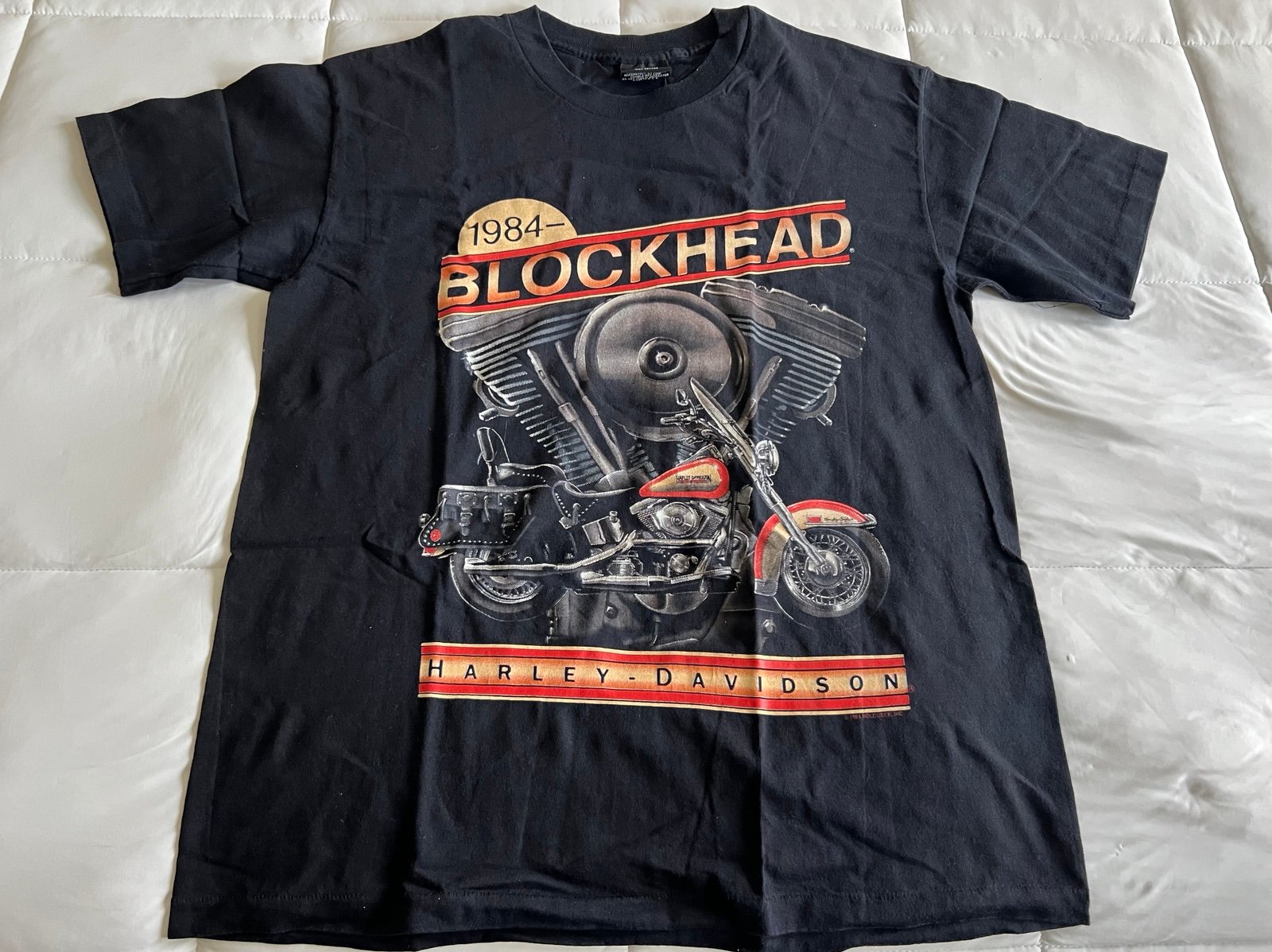 Vintage NOS Harley Davidson Greensboro NC T-shirt Sz L