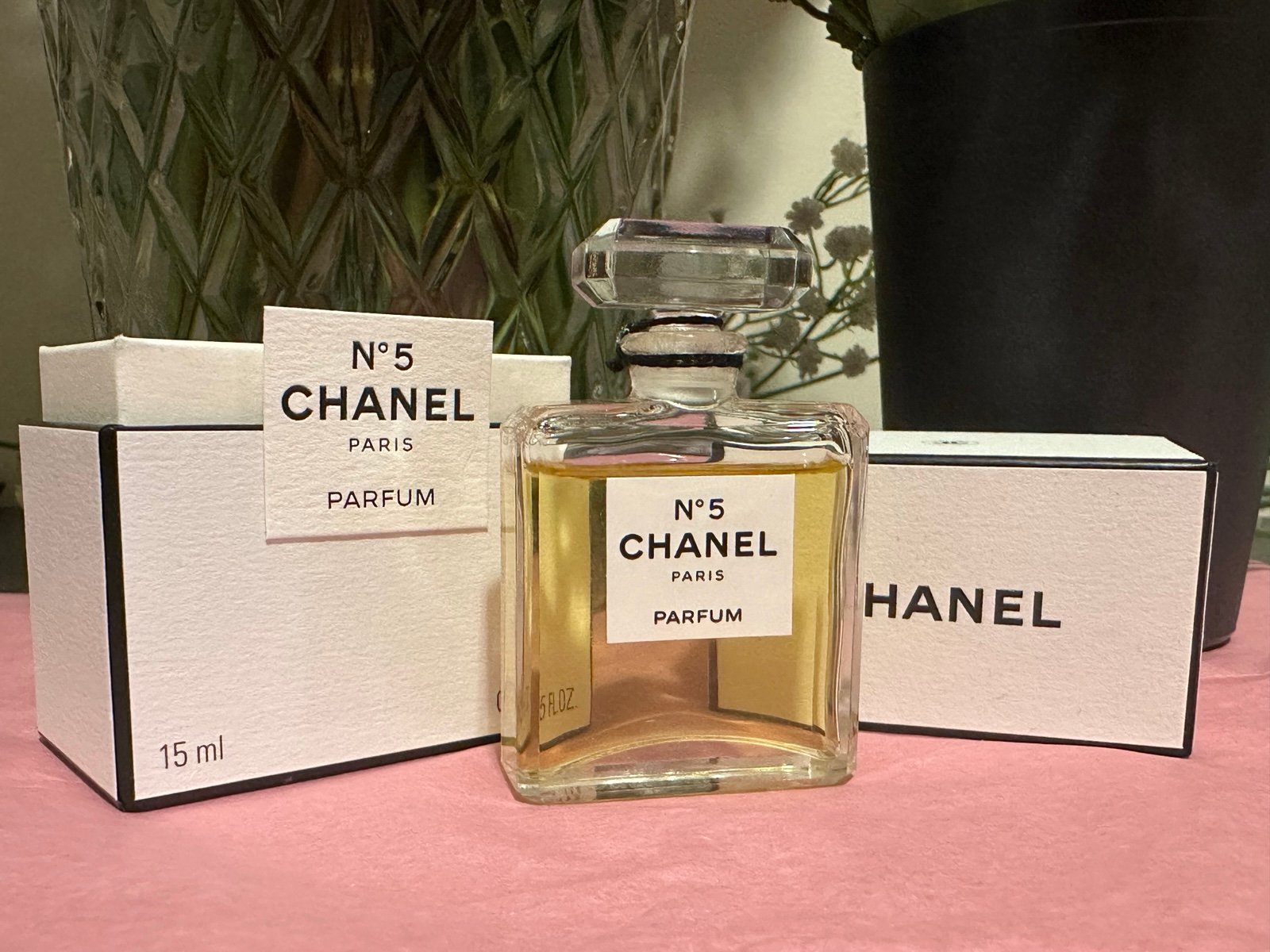 CHANEL N°5 PARFUM 15ml Chanel, No. 5, Coffret Set, 15 Ml. or 0.5 Oz. Flacon, Parfum