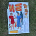Vintage 1966 Betty Lukens Through The Bible in Felt Lot of 12 Uncut Sheets Large