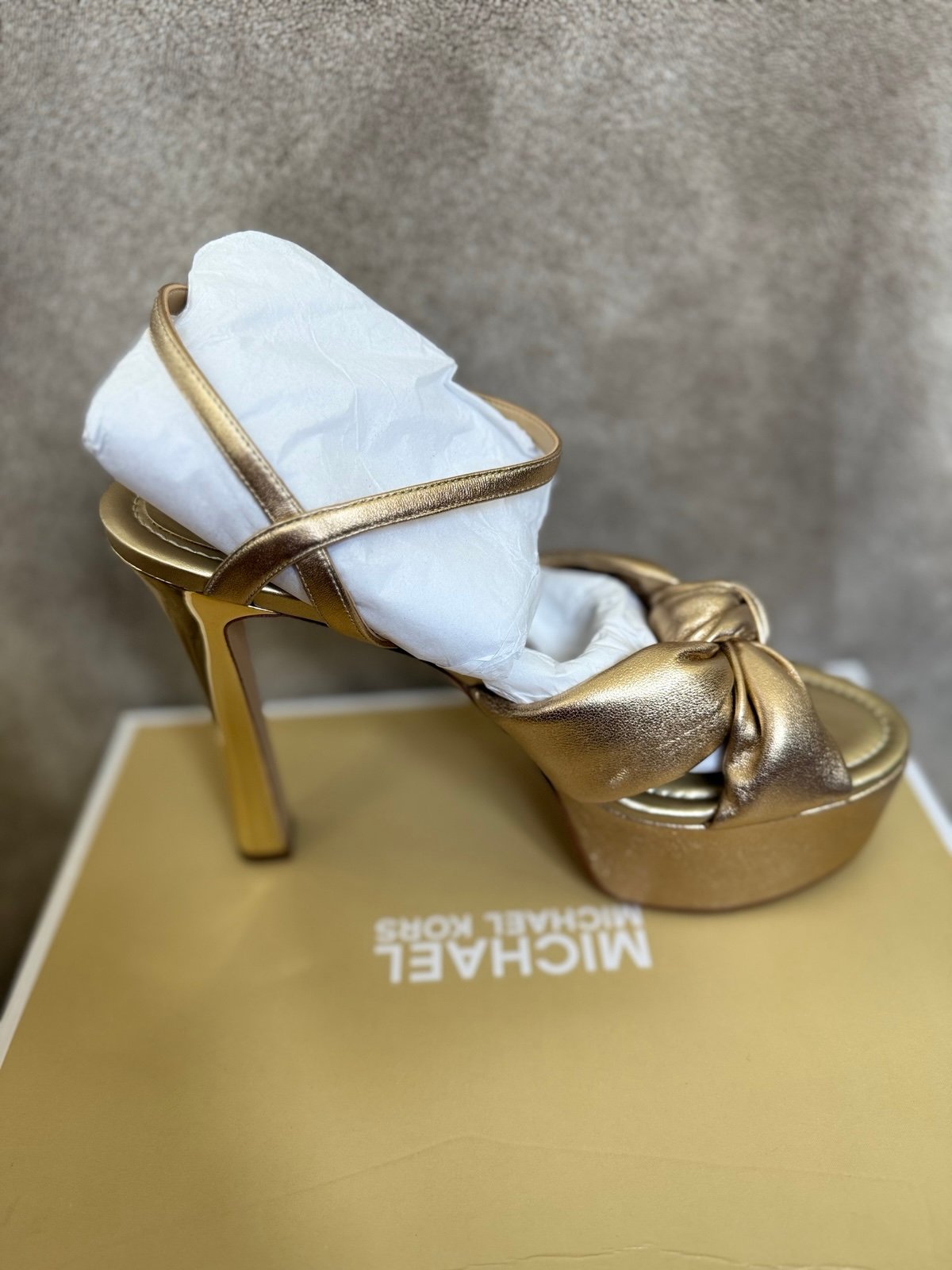 Michael Kors Gold Heels
