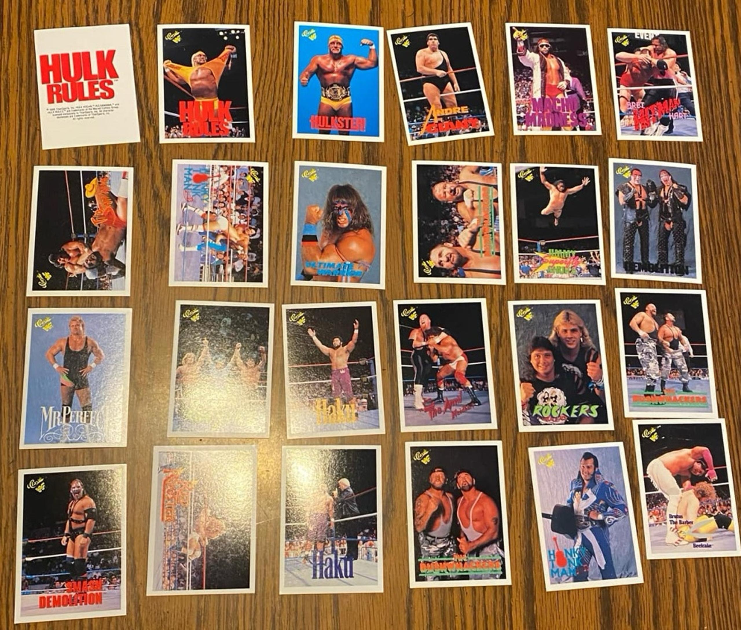 Vintage WWF/WWE trading cards