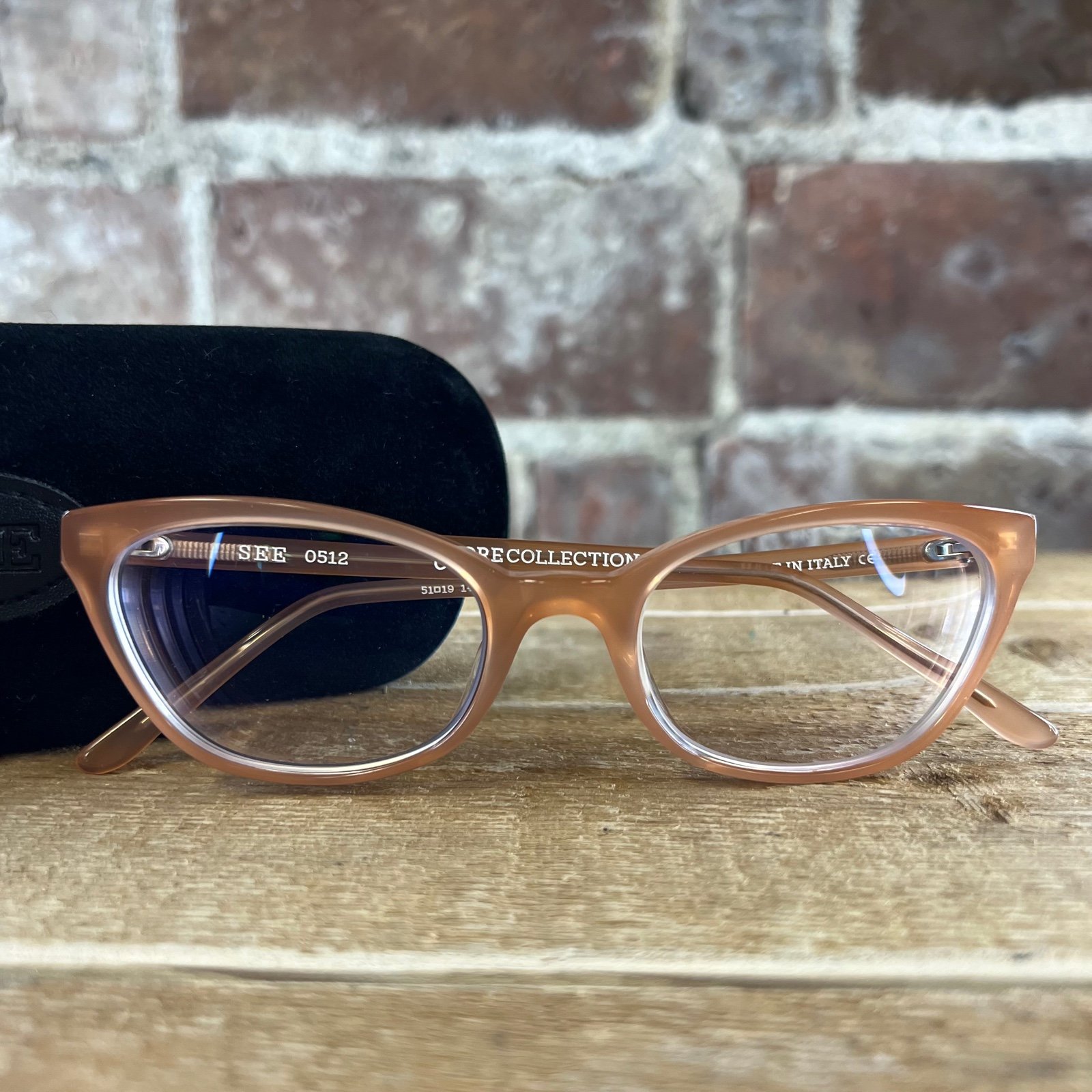 See Eyewear Frames #0512 Core Collection Translucent Pink