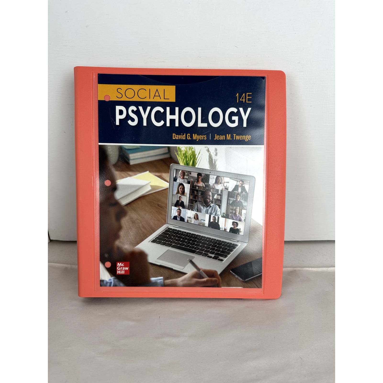 Textbook College Social Psychology 14 Ed. 3 David G. Myers Ring Binder 2022