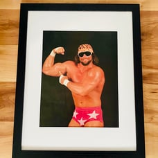 Macho Man Randy Savage 1987 WWF Exclusive 8x10 Framed Photo Print Rare WWE