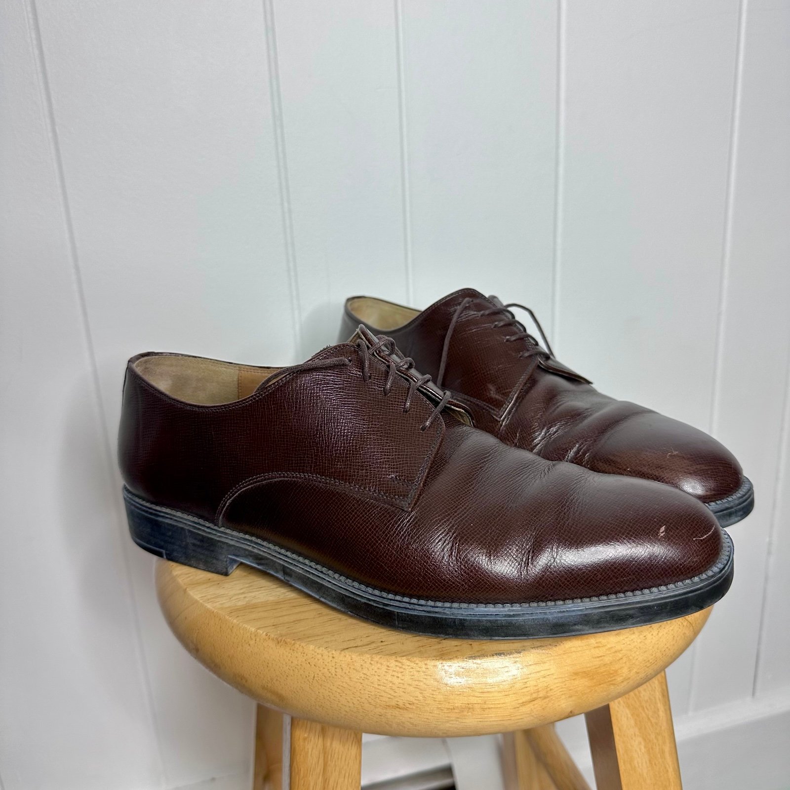 Brooks Brothers Made in Italy Leather Oxford Derby Shoes