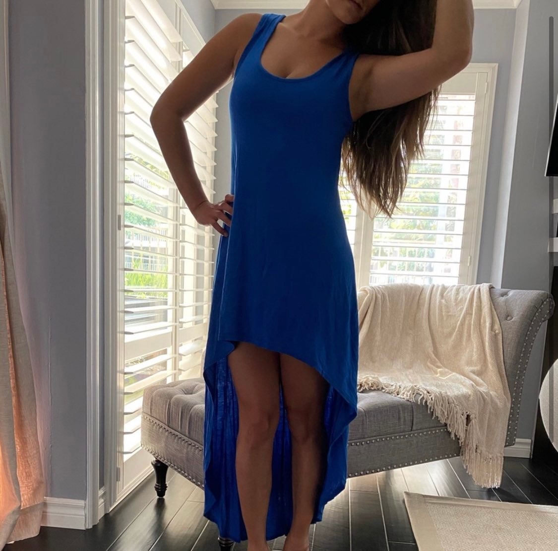 Blue High Low Dress - High Low