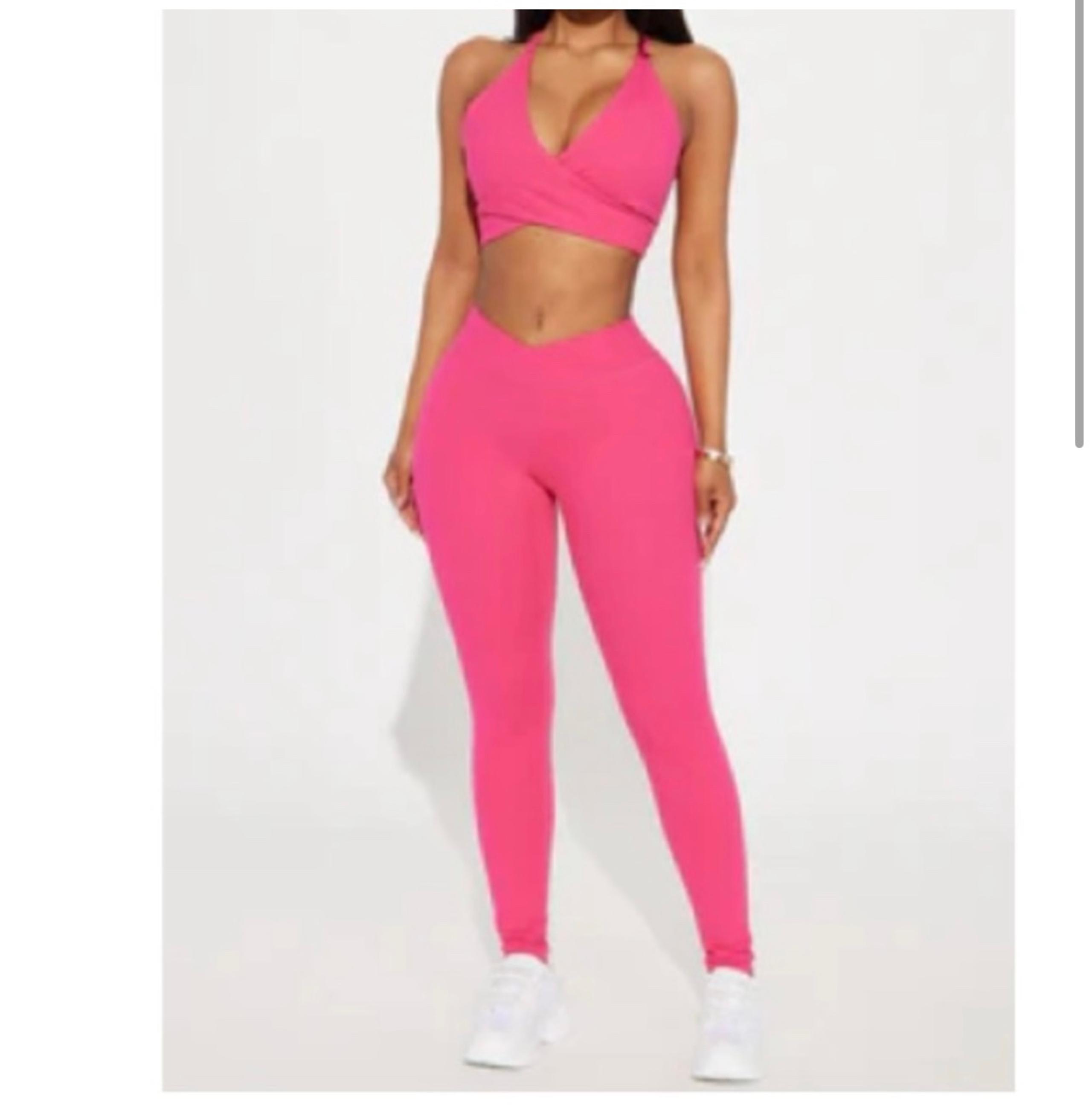 - Nova Sport Vibrant Pink Leggings - Fashion Nova