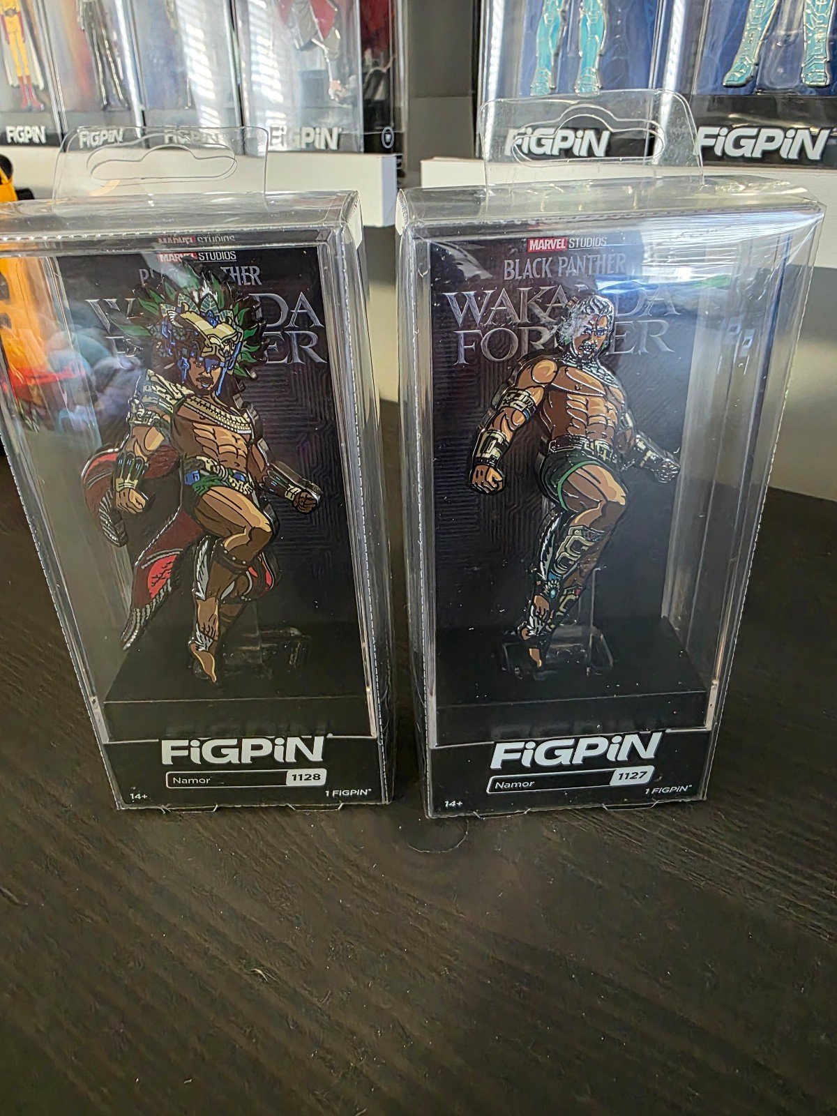 FiGPiN: Wakanda Forever: Namor #1128 AMC Exclusive and Namor #1127