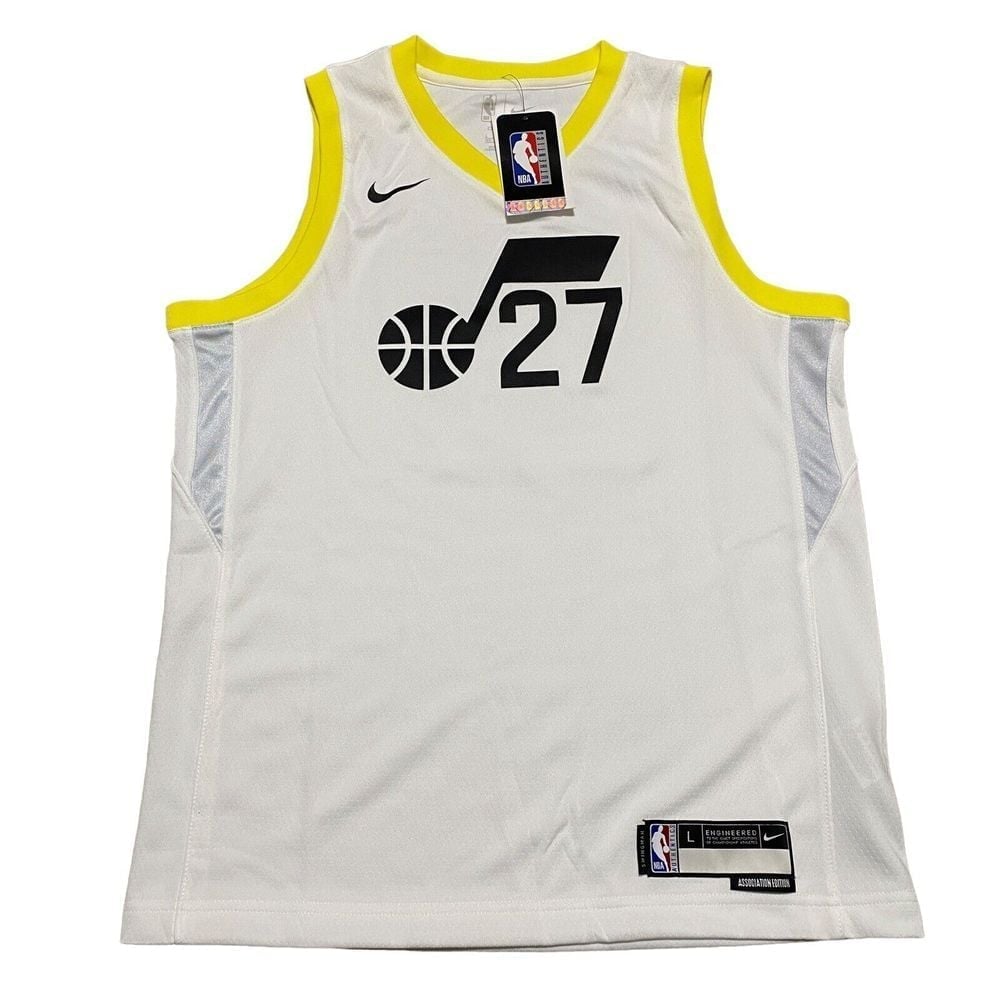 Nike Utah Jazz Rudy Gobert #27 Swingman Jersey Youth Large Association Edition