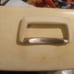 Vintage Samsonite white Hard Case Train Travel makeup mirror luggage tray keys