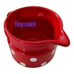 Waechtersbach Christmas Creamer & Sugar Set Germany Polka Dots Holiday Red Whit