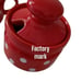 Waechtersbach Christmas Creamer & Sugar Set Germany Polka Dots Holiday Red Whit