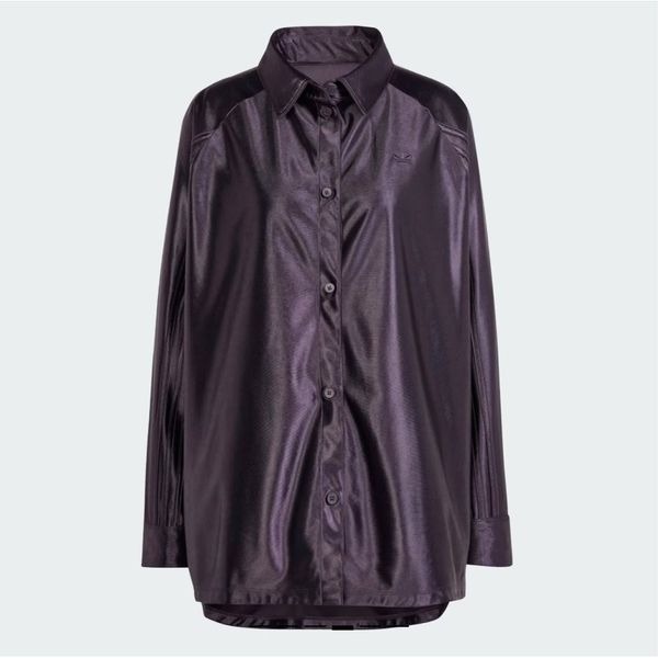 ADIDAS Satin Oversized Top Size Small NWT