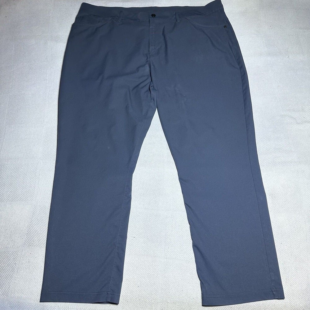 Public Rec Pants Men's 44x30 Navy Workday Performance Stretch Casual 5 Pocket