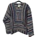 Baja Joe Deluxe Baja Mexican Poncho Hoodie Size XL GUC
