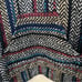 Baja Joe Deluxe Baja Mexican Poncho Hoodie Size XL GUC