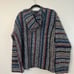 Baja Joe Deluxe Baja Mexican Poncho Hoodie Size XL GUC