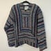 Baja Joe Deluxe Baja Mexican Poncho Hoodie Size XL GUC