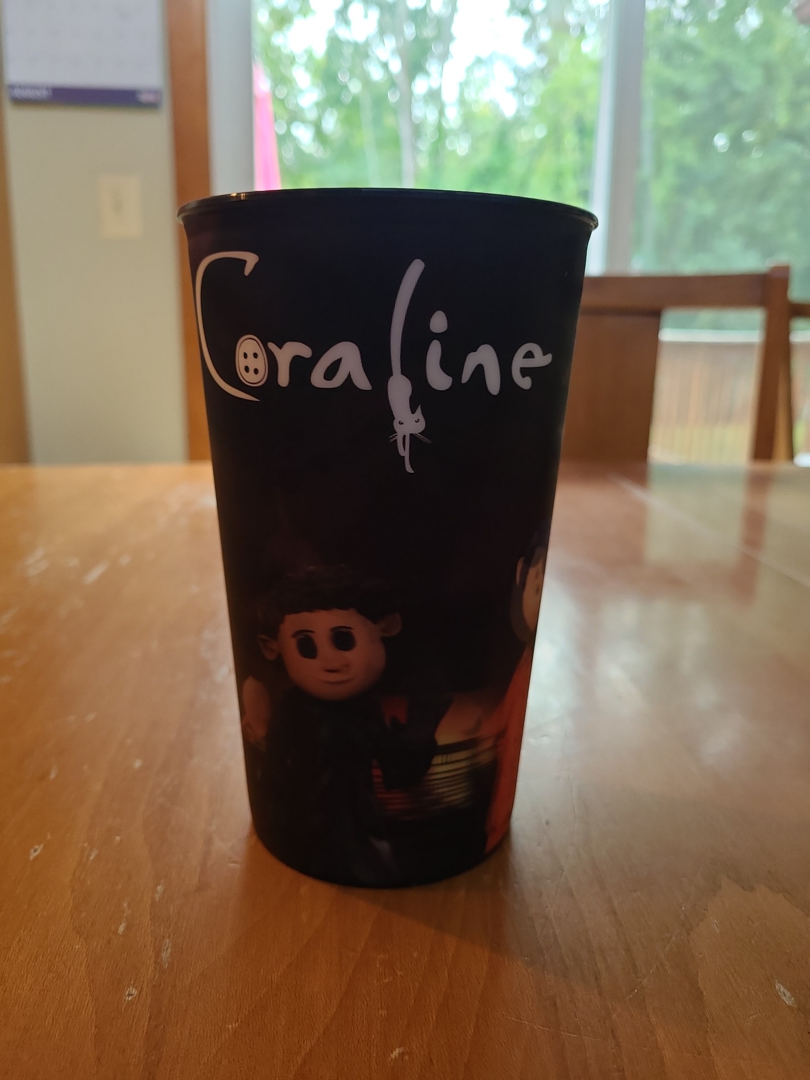Coraline 2d image changing 15th anniversary cup (new, unused)