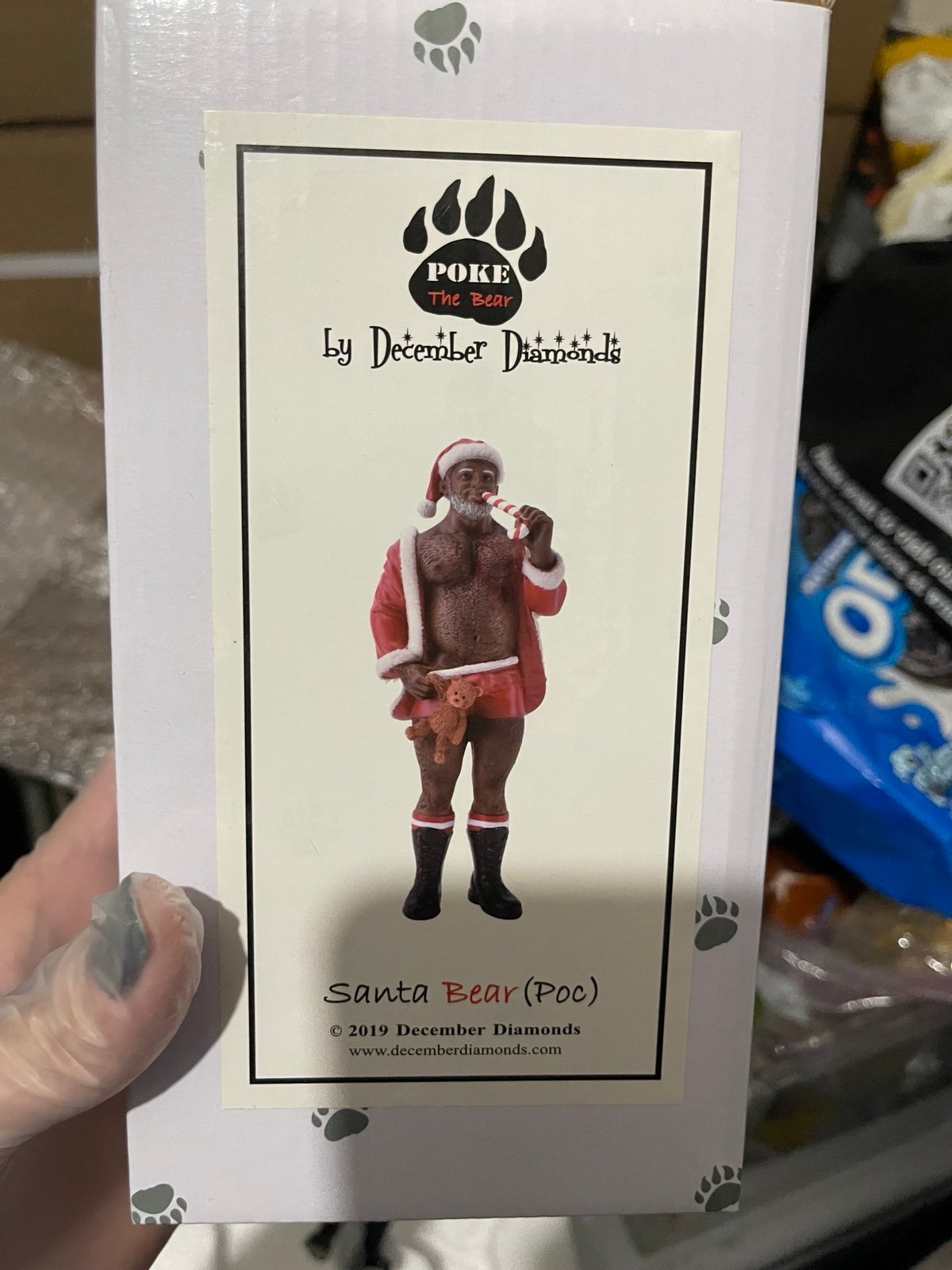 December Diamonds Poke The Bear Series Santa Bear Person