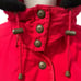 Vintage FERA International Red Hooded Ski Snowboard Parka Jacket Sz 12 Hong Kong