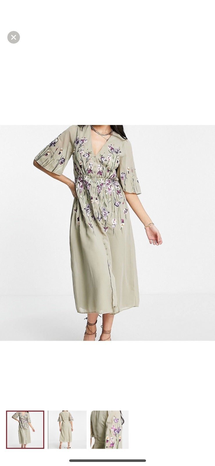 Embroidered dress