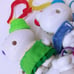 Lot of 11 Fast Food Key Ring Fob Plush Toy Scooby Hello Kitty Pooh Owl Tigger