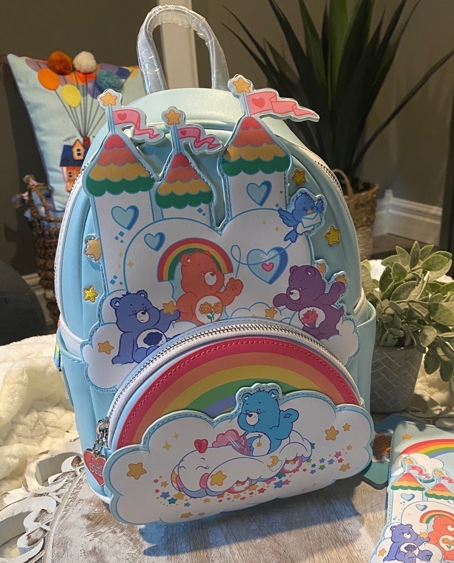 Loungelfy Care Bears 40th Anniversary Mini Backpack Purse