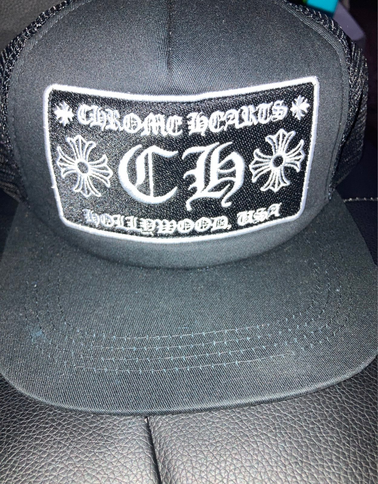 Chromehearts trucker hat