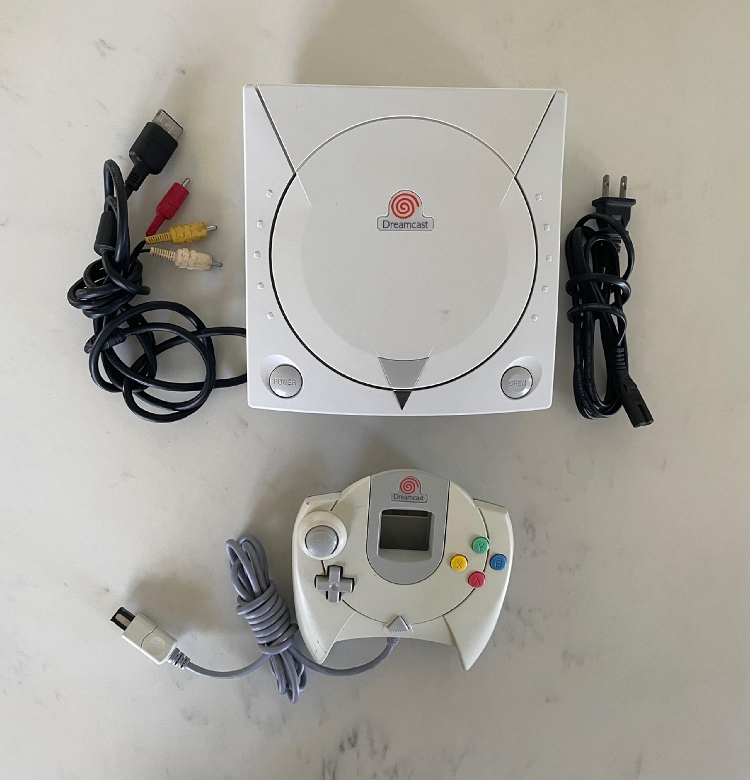 White Sega Dreamcast Console W/ Controller Tested & SHIPS SAME DAY Guaranteed!!!