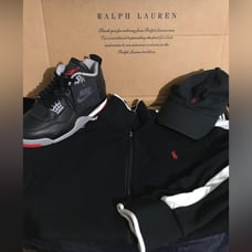 Polo Ralph Lauren Black Performance Jacket Size Small