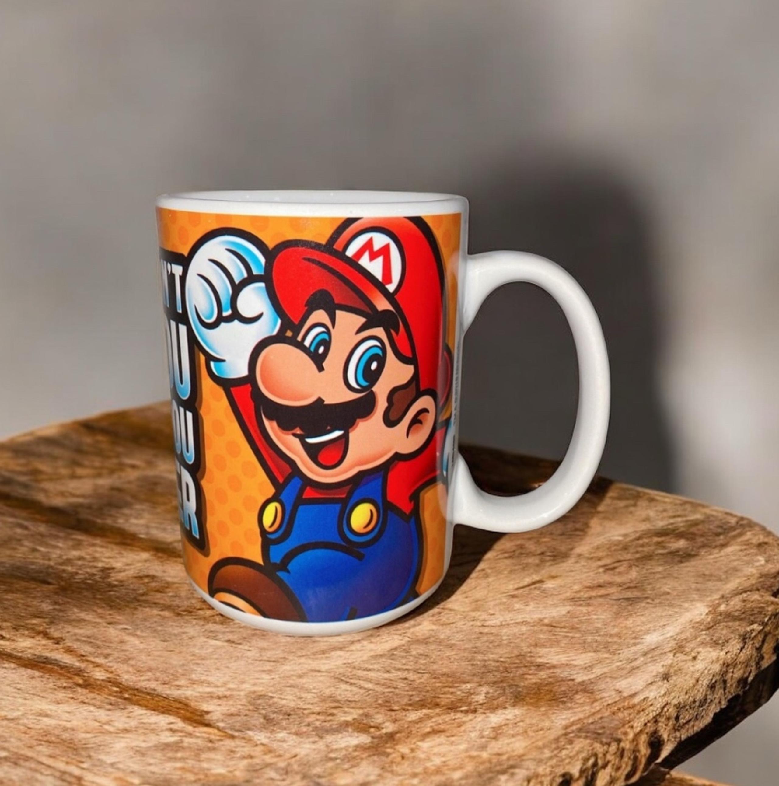 Super Mario Makes You Smaller Mug - 11 oz. Unique Ceramic Cup for Coffee, Cocoa