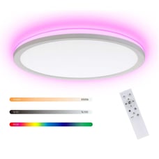 12 Inch LED Ceiling Light 24W RGB Flush Mount Dimmable Ultra-Thin Remote Control