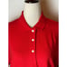 Everlane Red Goji Berry Short Sleeve Organic The Oversized Polo Shirt Size S NWT