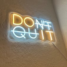 Don't Quit LED Neon Sign for Wall Decor, DO IT LED Neon Lights Party Decorations