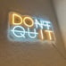 Don't Quit LED Neon Sign for Wall Decor, DO IT LED Neon Lights Party Decorations