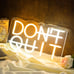 Don't Quit LED Neon Sign for Wall Decor, DO IT LED Neon Lights Party Decorations