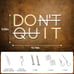 Don't Quit LED Neon Sign for Wall Decor, DO IT LED Neon Lights Party Decorations