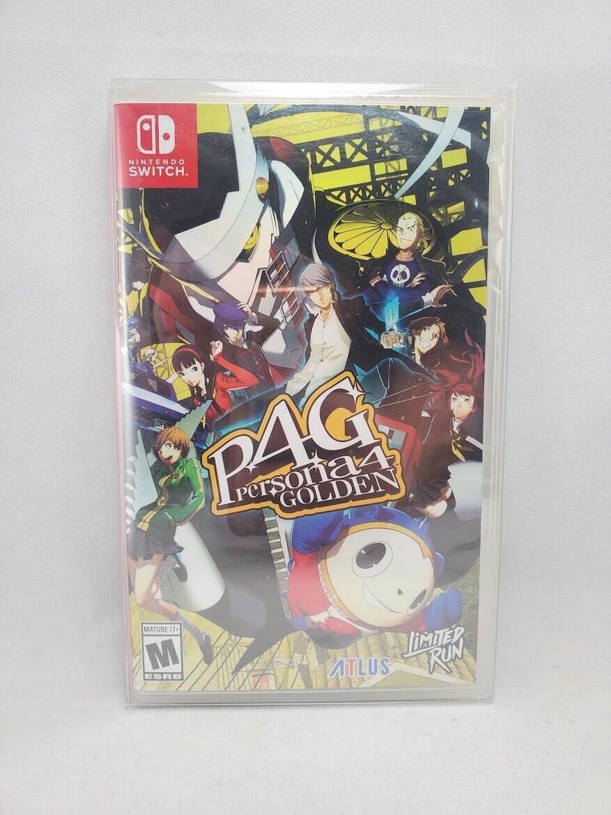 Persona 4 Golden Switch SDCC Foil LRG Limited Run Games #89/2050 w/ PROTECTOR