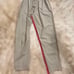 Carbon38 Stretch Woven Drawstring Pant In Khaki Sz S