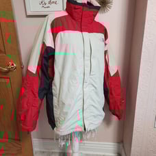 EUC mens north face 2 piece removeable liner jacket coat XL no hood
