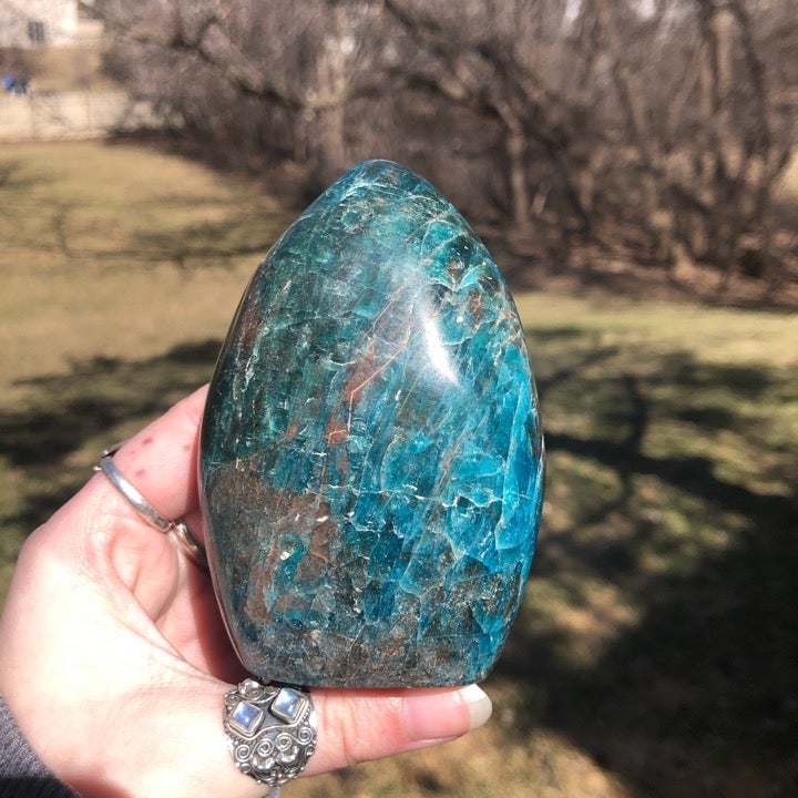 Blue Apatite freeform