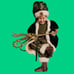 Christmas Elf Decor In Festive Green And Gold Outfit With Staff 22